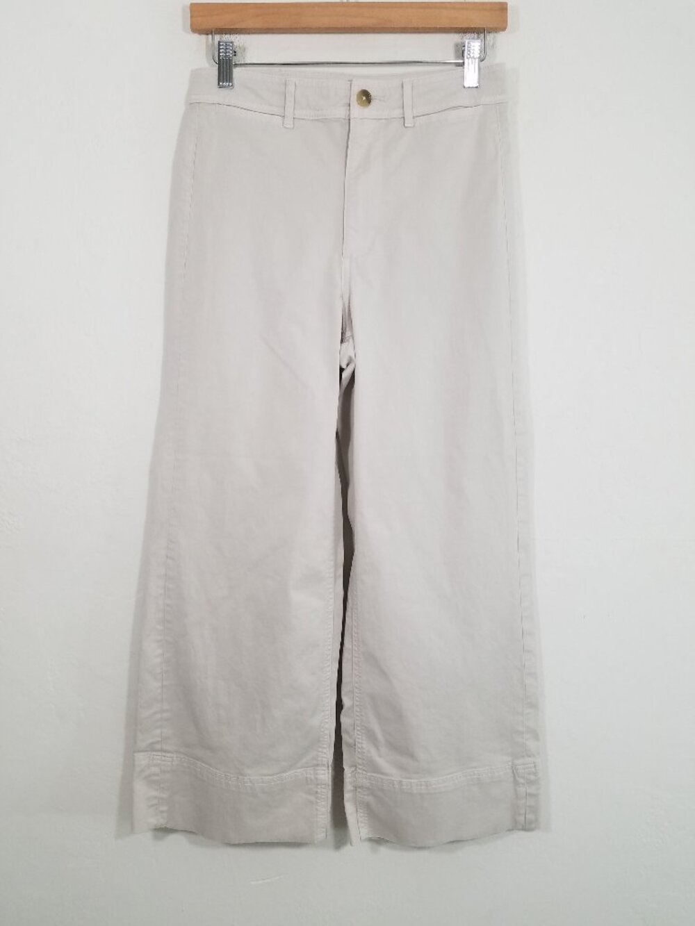 Everlane Cotton High Rise Wide Leg Crop Pants Size 2